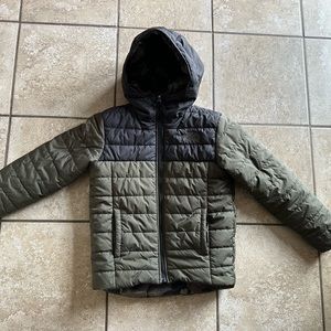 North face reversible boys jacket